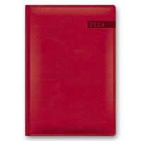 Ежедневник датированный 176л А6ф Ляссе на 2024г SARIF IMAGE Красный