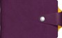 Визитница 12 карманов двухцвет. 70Х120мм VIVELLA  BICOLOUR Фиолетовый/желтый   хлястик с кнопкой - фото 12407023