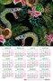 Календарь настенный листовой  А3ф 290х435мм на 2025г Картон мелованный-Год Змеи- - фото 12407046